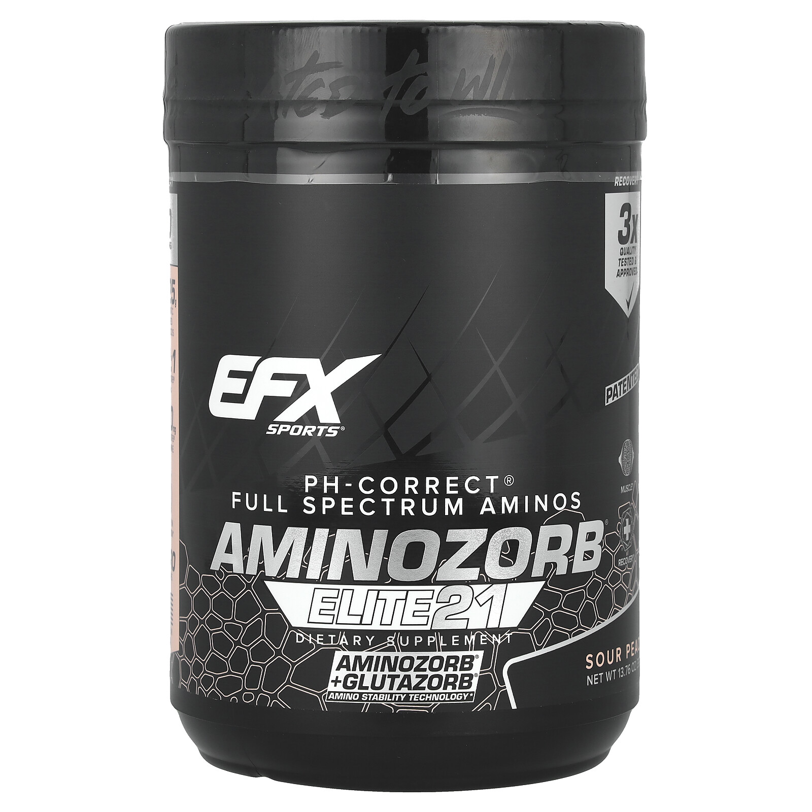 AminoZorb® Elite 21, Sour Peach, 13.76 oz (390 g)