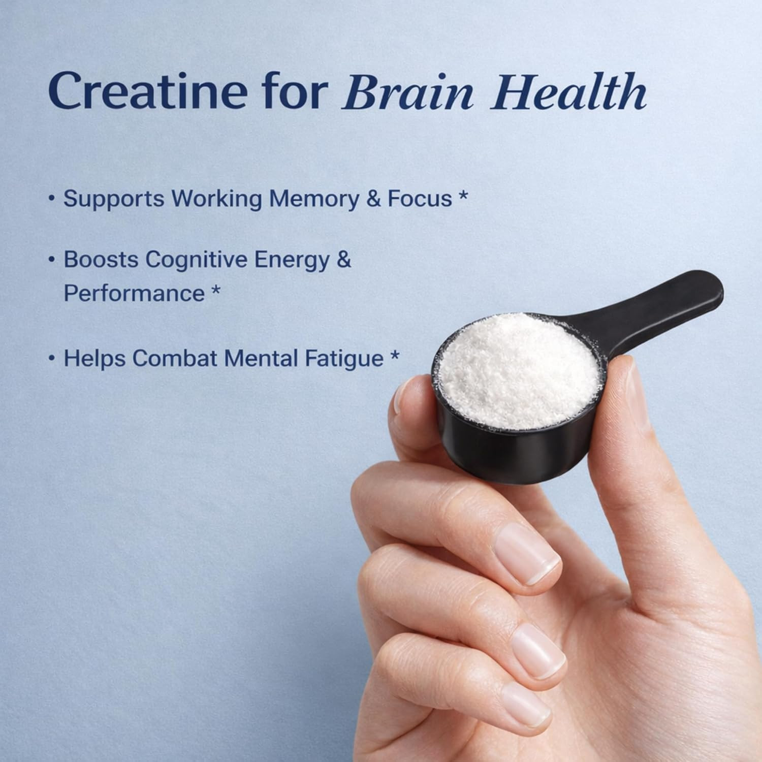 Creabrainiq High Dose Creatine Powder for Brain Health – 10G per Serving – Suppo