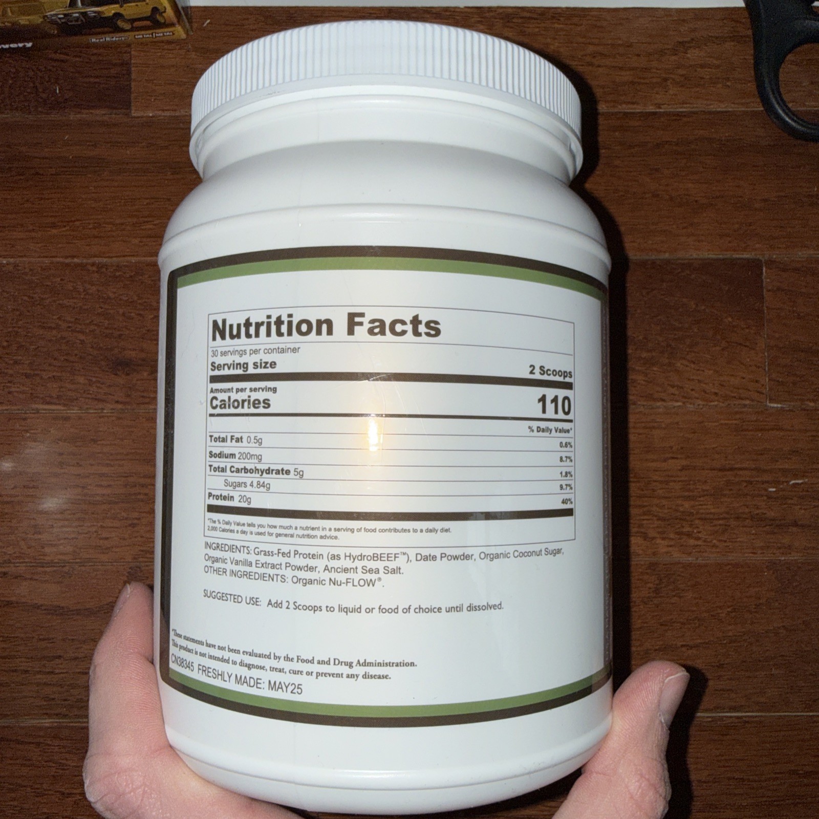 Core Formula Daily Classic Vanilla Protein Powder 30 Serving MANF 05/2025