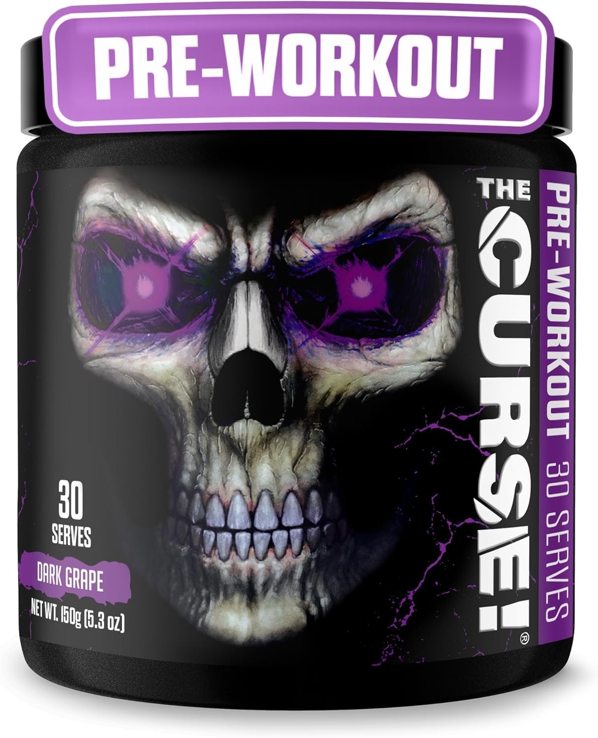 Powerful Dark Grape Pre Workout Powder – Boost Strength & Focus – 30 Servings