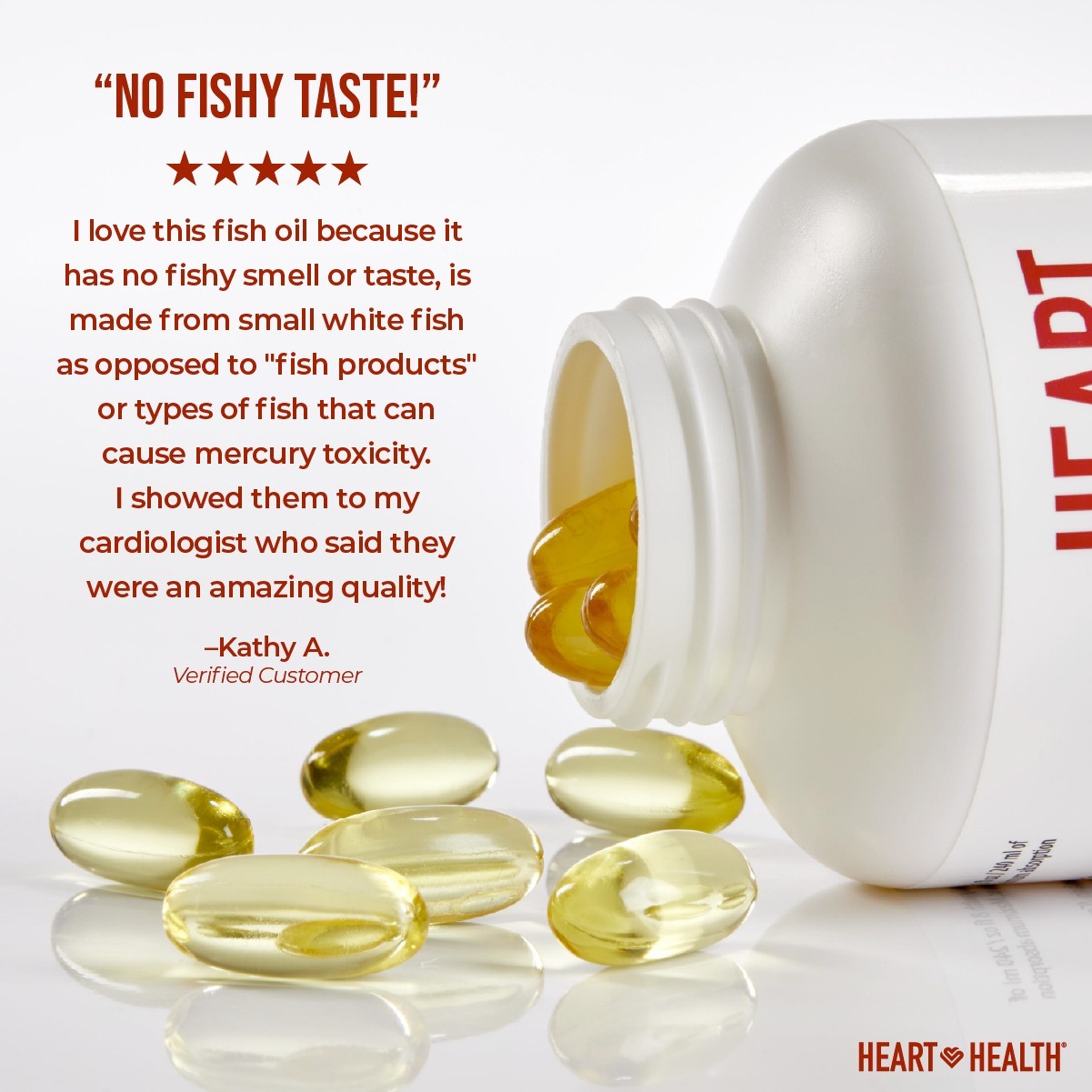 Heart Health Essentials: Omega 3 Fish Oil with Vitamin E