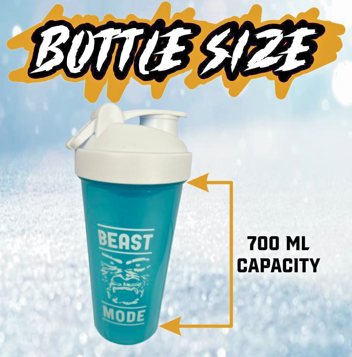 GYM SHAKER BOTTLE , PROTEIN SHAKER BOTTLE , GYM SHAKER 700ML CAPACITY , BPA FREE