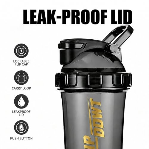 20oz Shaker Bottles for Protein Shakes,with whisk ball,| No Black
