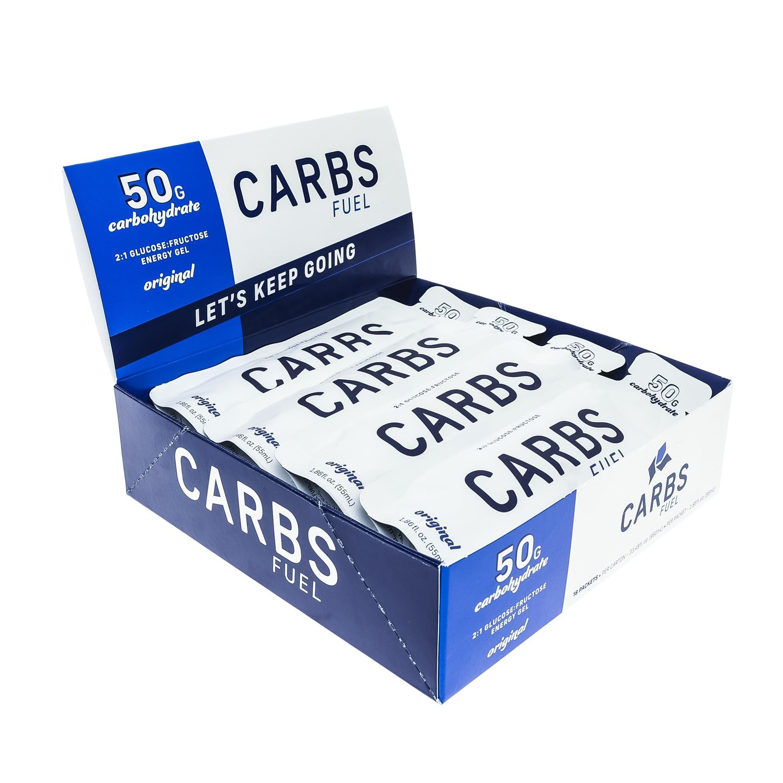 Original 50g Energy Gel – 50g Carbs Per Gel – No Preservatives, No Gelling Ag…
