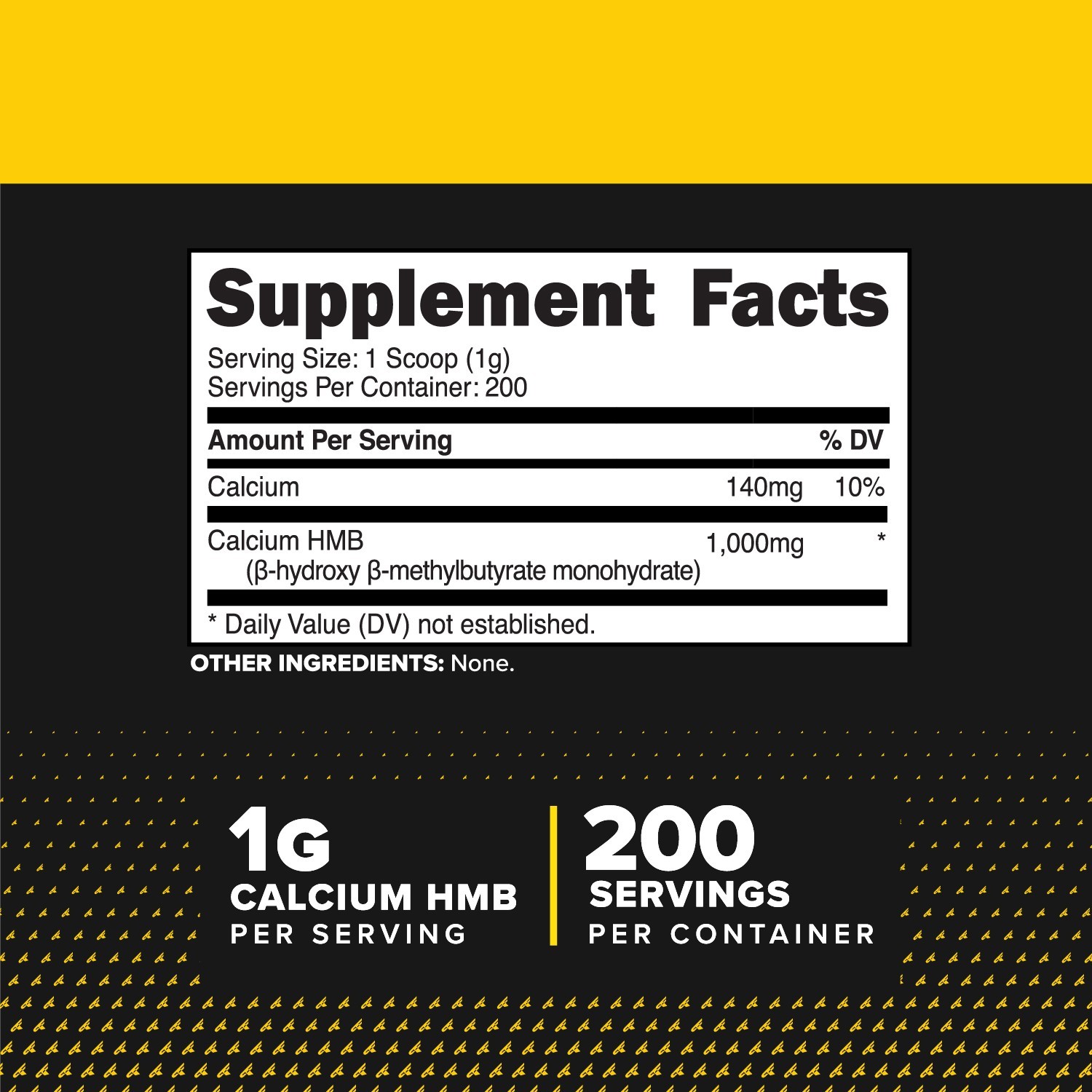 Primaforce HMB Supplement Powder (200g) (Unflavored)