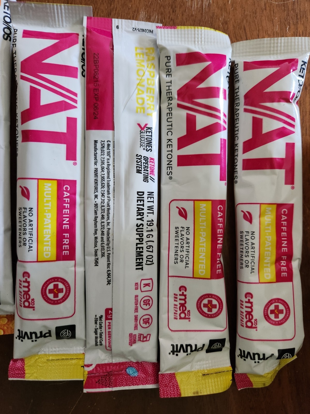 Pruvit Keto OS Raspberry Lemonade 4 Pack