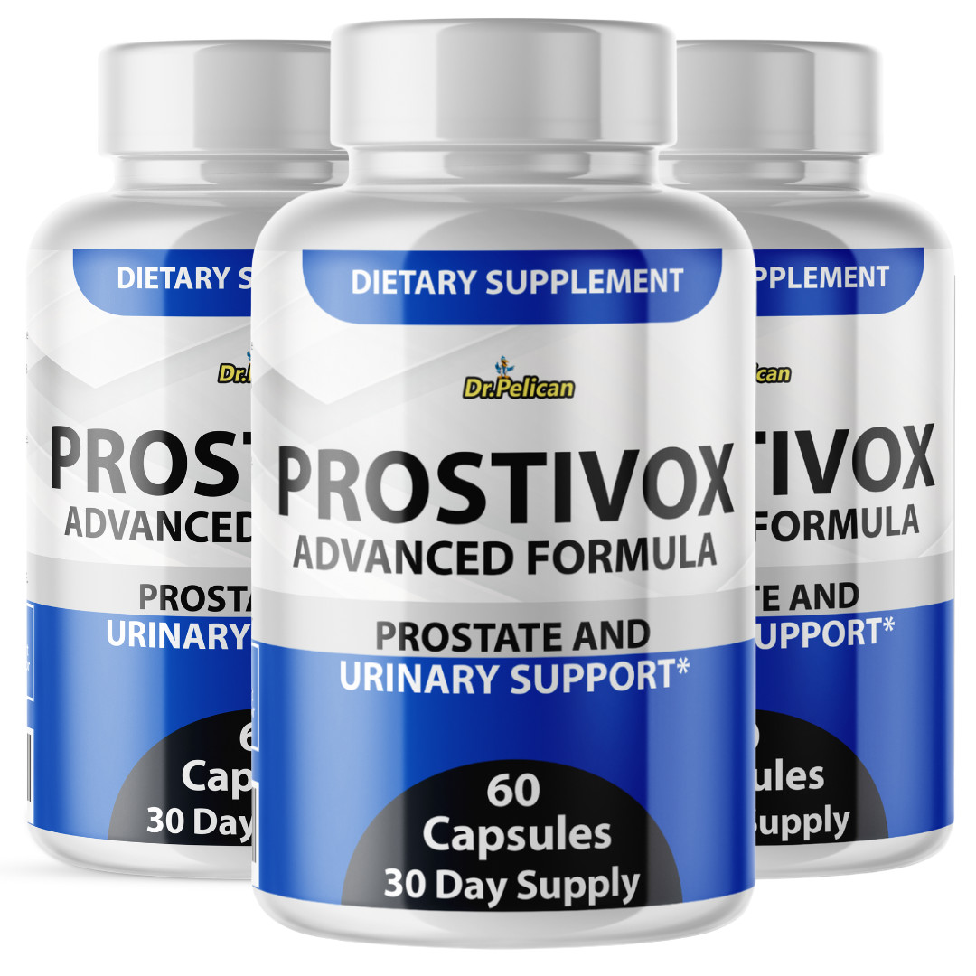 Prostivox- Prostate & Urinary Support- 3 Bottles- 180 Capsules