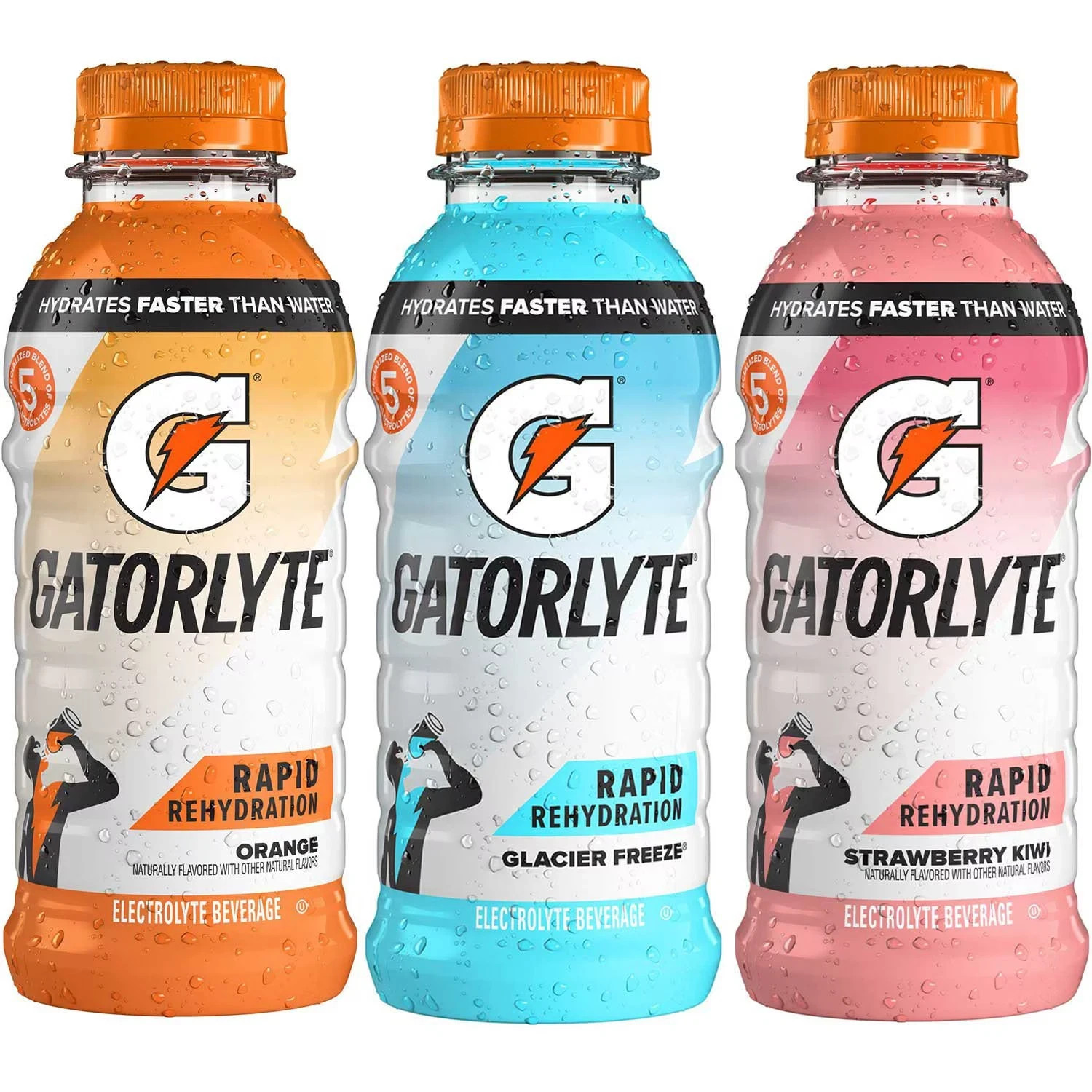 Gatorlyte Rapid Rehydration Electrolyte Drink Variety Pack, 12 fl oz., 12 pk.