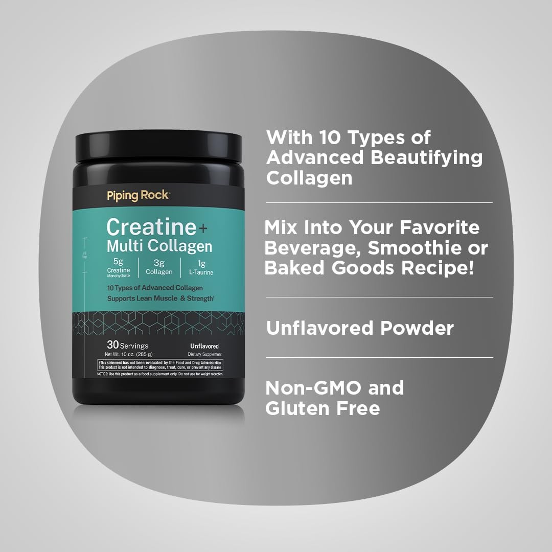 Creatine Monohydrate Powder with Collagen L-Taurine Muscle Building