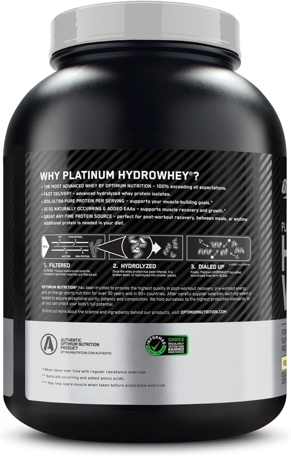Delicious Velocity Vanilla Protein Powder with BCAAs – 3.5 lb Hydrolyzed Formula
