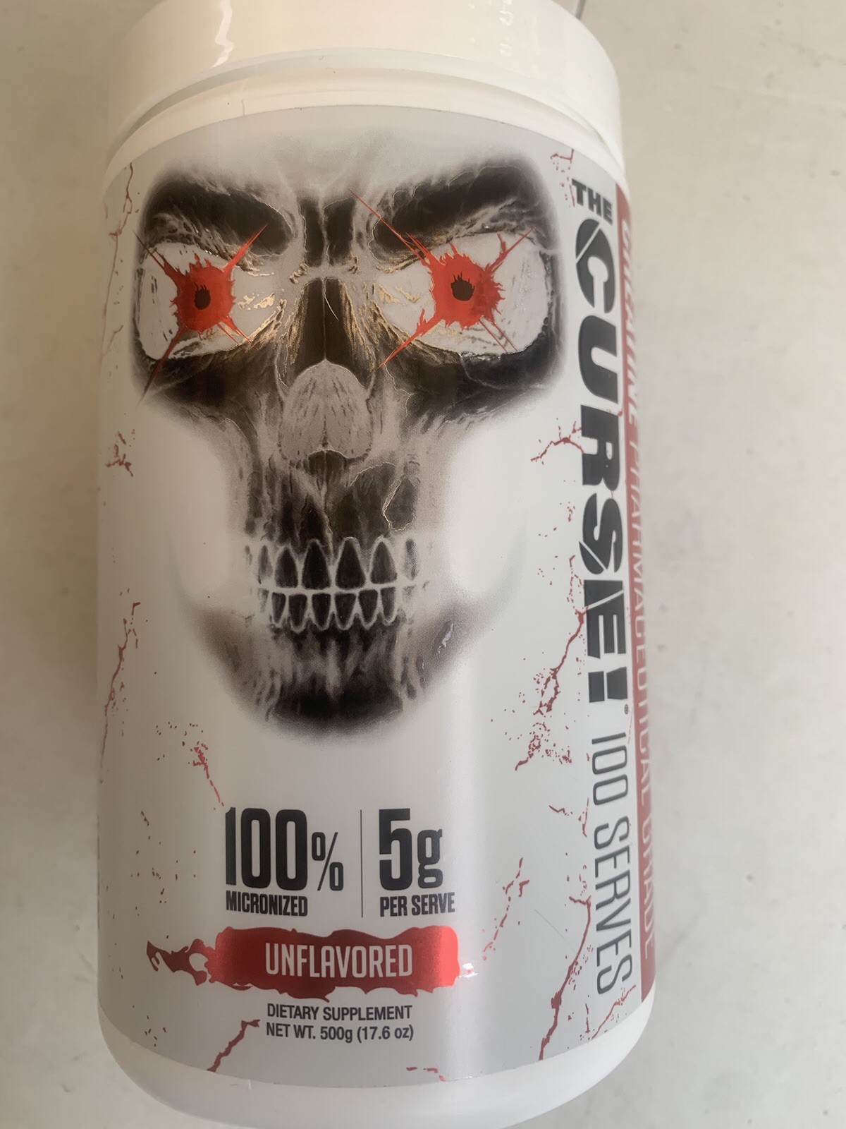 The Curse Creatine 5G Per Serving Pharmaceutical Grade Exp 02/2027 Unflavored