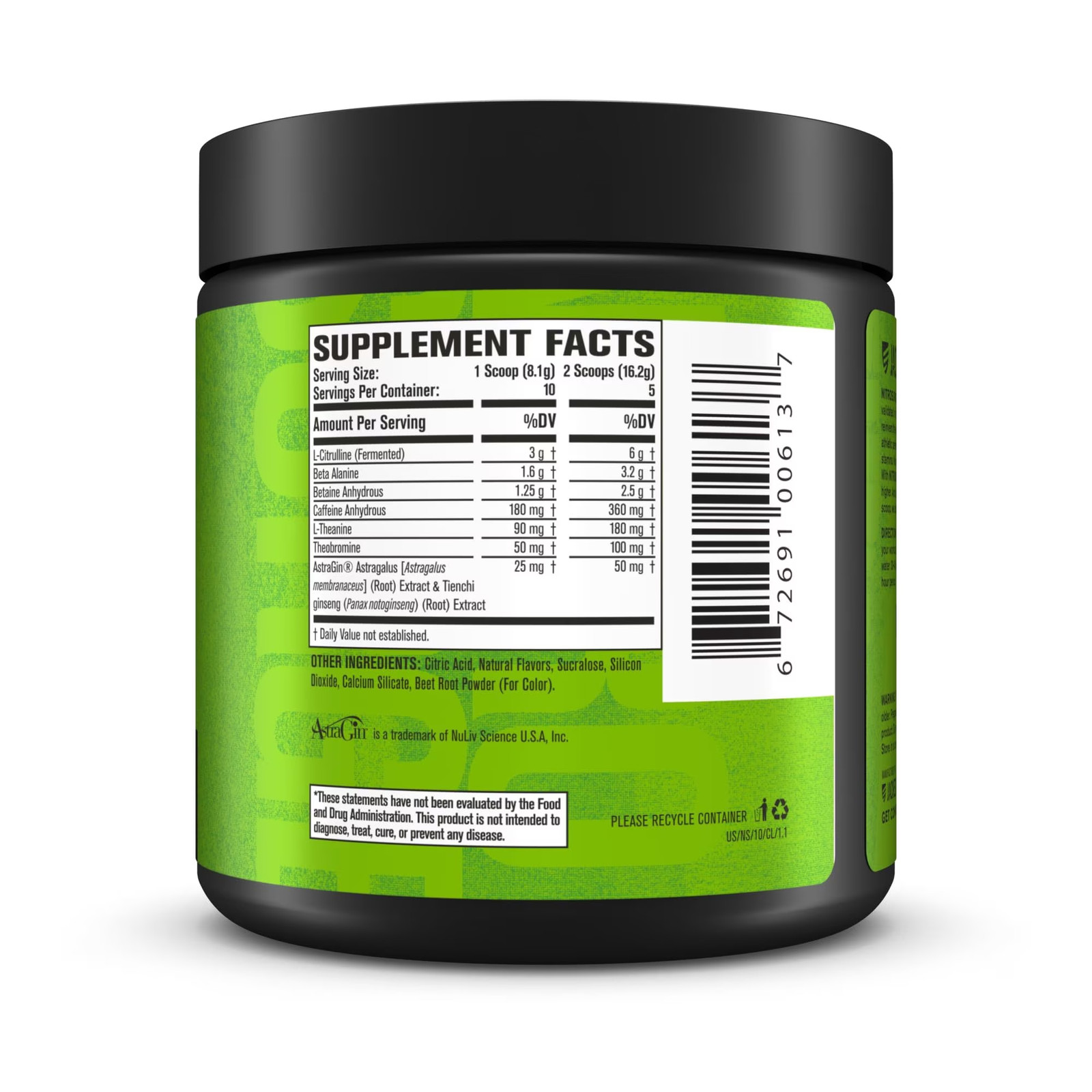 NITROSURGE Pre Workout Supplement – Endless Energy, Instant Strength Gains, Clea