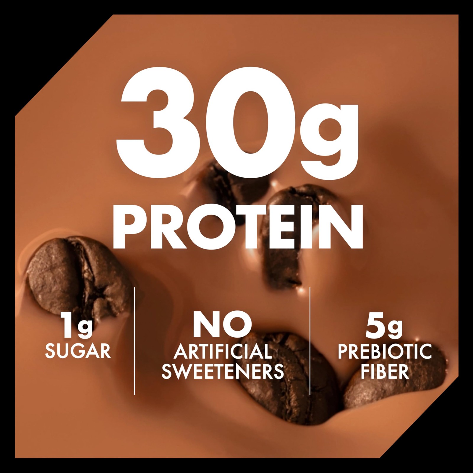 Oikos 30g Protein Shake, Mocha Latte, Shelf Stable, High 3 Fl Oz (Pack of 4)