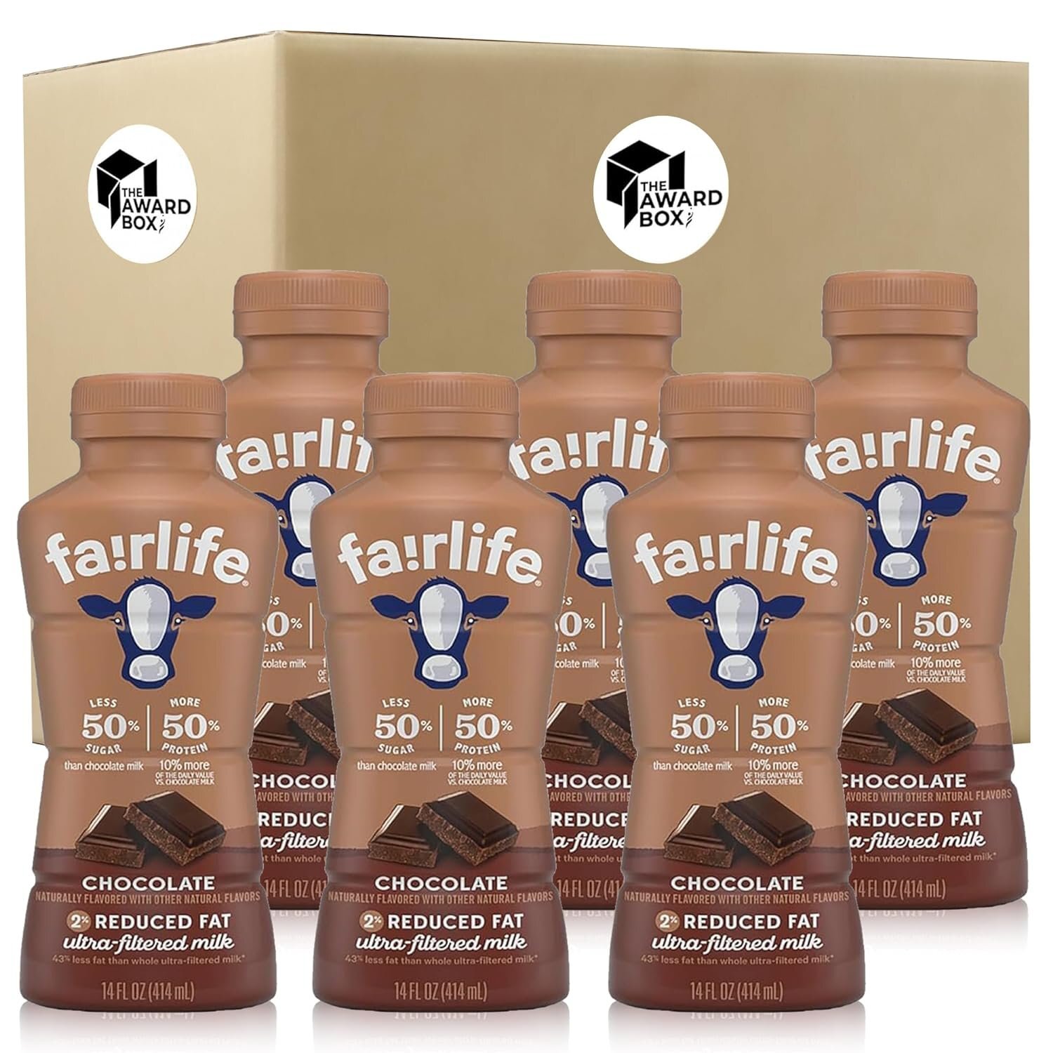 Fairlife 2% Ultra-Filtered Milk Chocolate 6 Pack – High Protein 23g – 14 Fl Oz