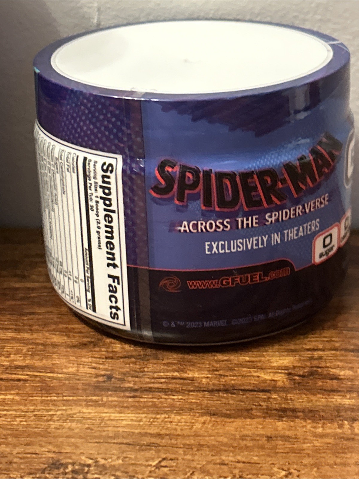 3x G Fuel Spider-Man Across the Spider-Verse Glitch Mix Hydration Tub Exp 5/2028