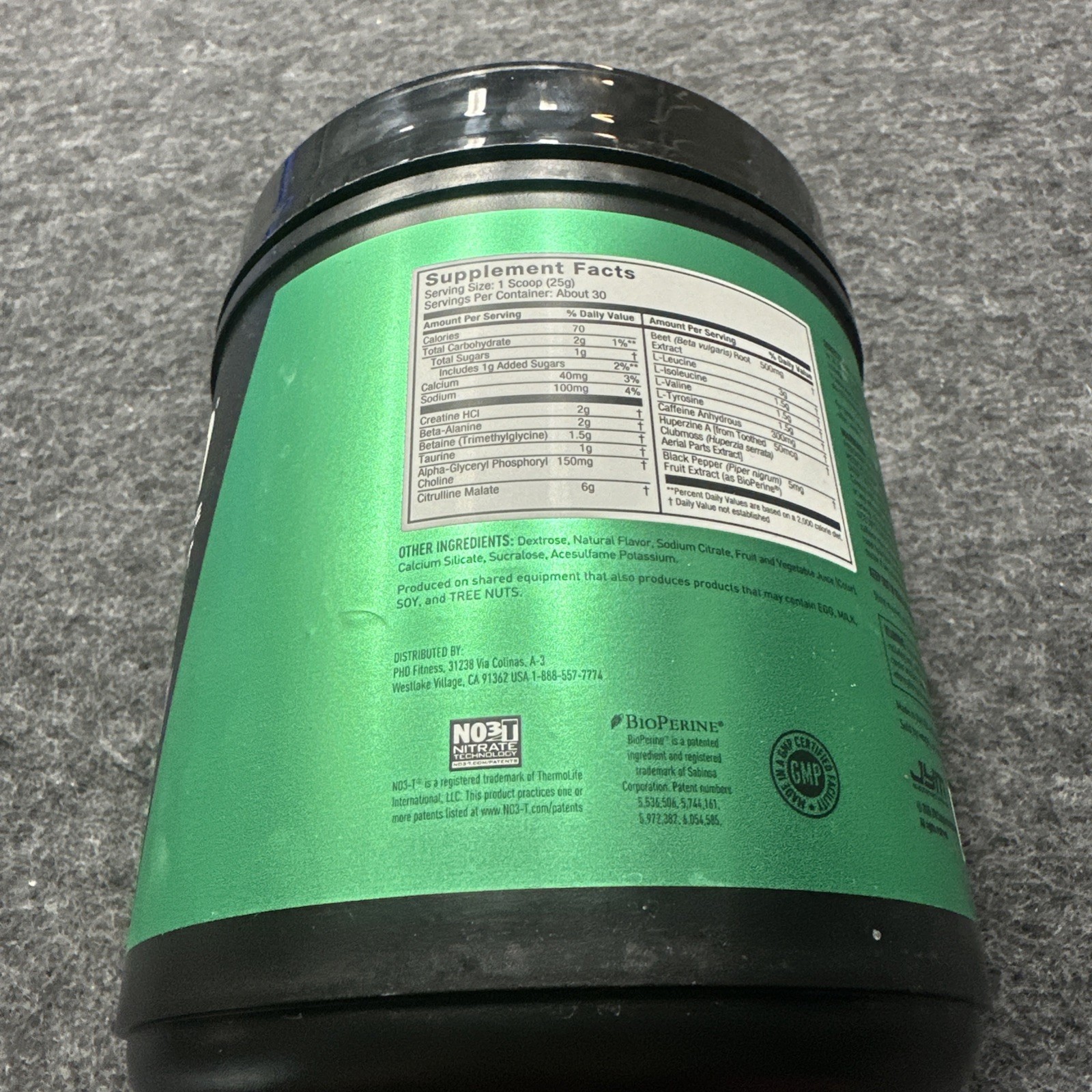 JYM Supplement Science Pre JYM Grape Candy Pre Workout Powder 30 Servings 12/27