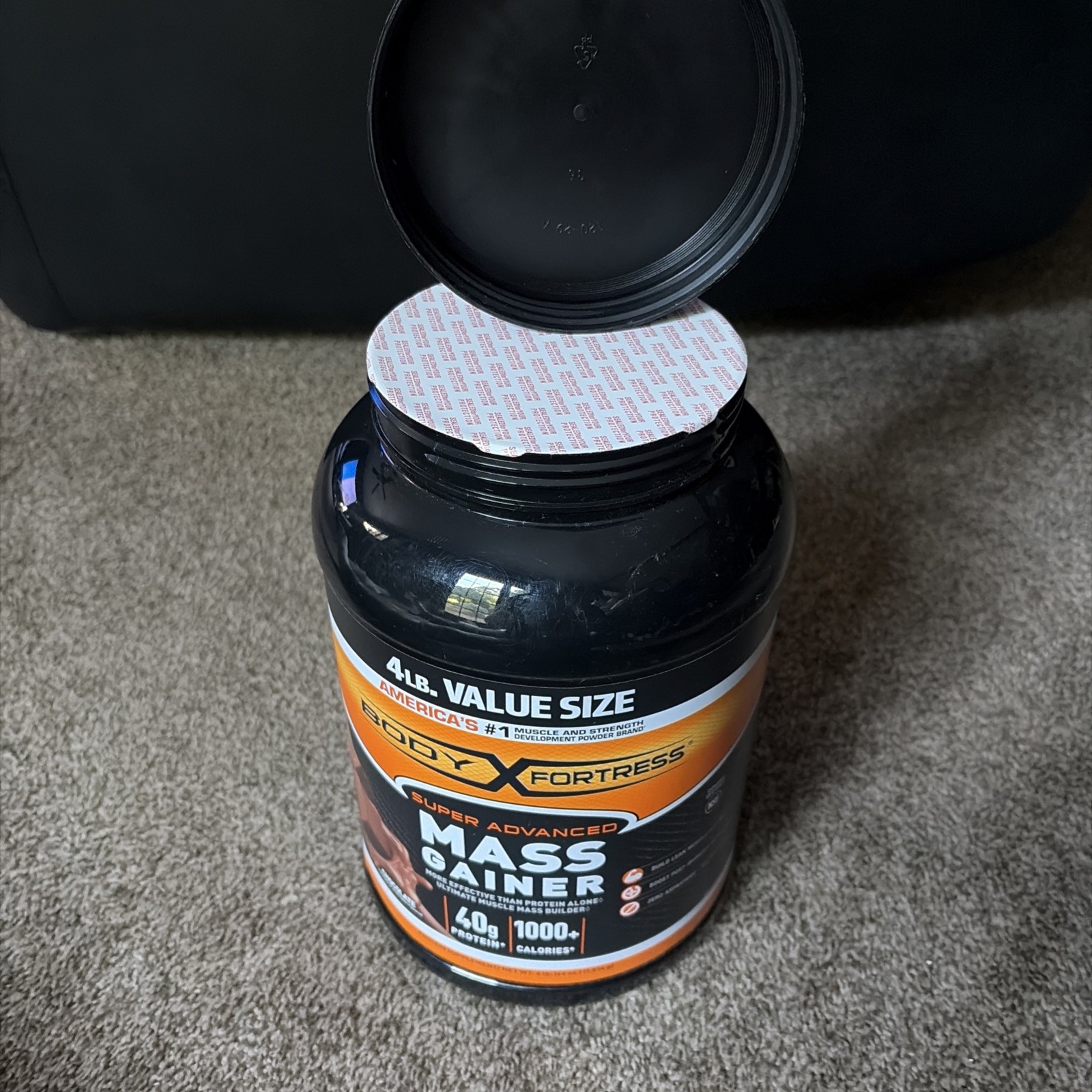 Body Fortress Super Advanced Mass Gainer Chocolate 4 Lb Protein Powder 11/2026