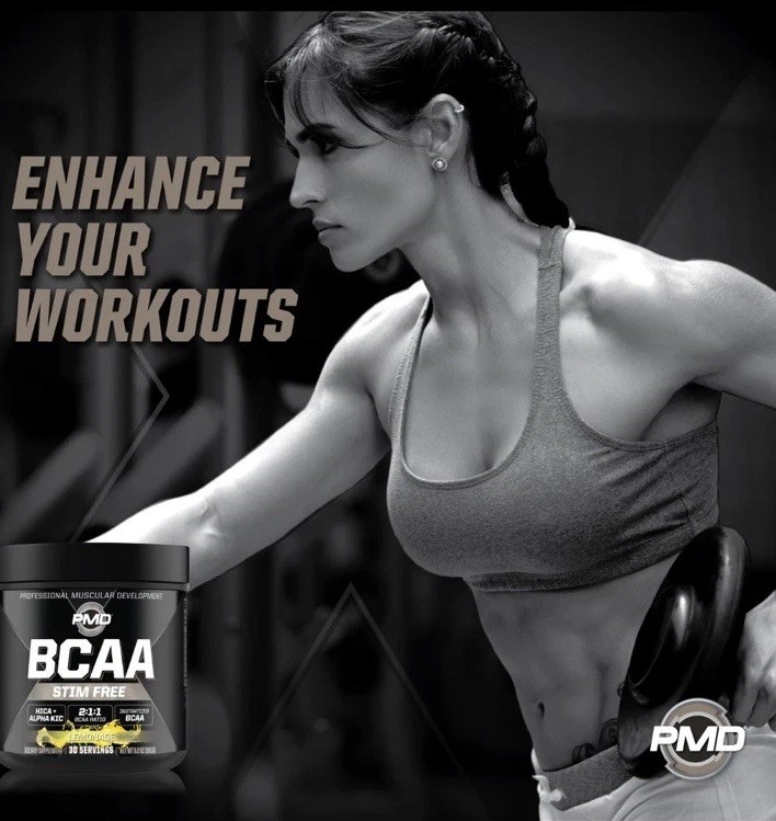 PMD BCAA Stim-Free Amino Acids for Performance & Recovery – Lemonade (30 Serve)