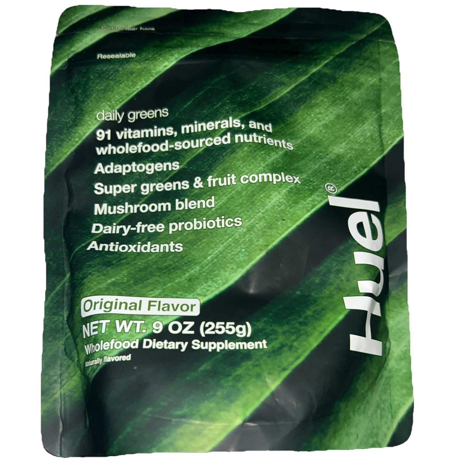 HUEL DAILY GREENS SUPERFOOD Powder 9 oz ( 30 Servings ) Original Flavor BY 12/26