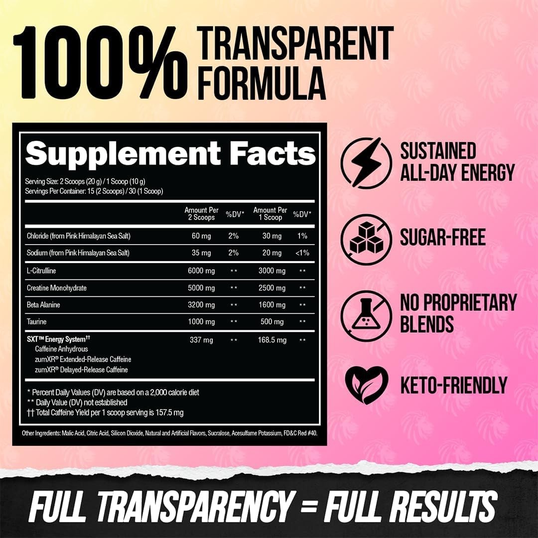 Core Pre Workout with Creatine for Performance, Beta Alanine for Muscle, L-Ci…