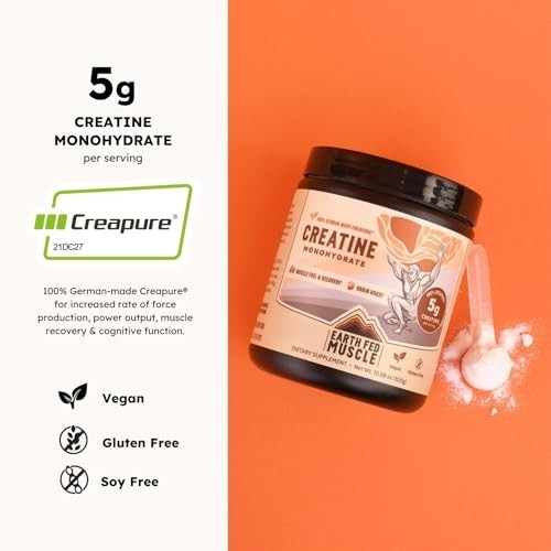 Creatine Monohydrate Powder 300g | 60 Servings | Pure Strength & Muscle Growth,