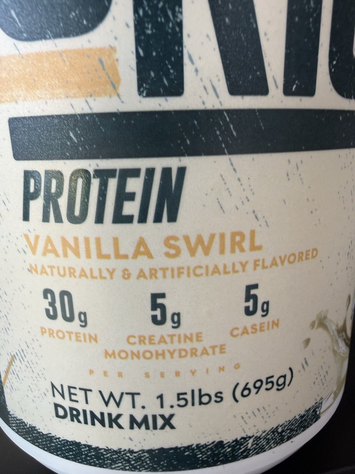 1 – 1.5lb MyProtein Vanilla Swirl Origin Protein Creatine Casein Powder 06/2027