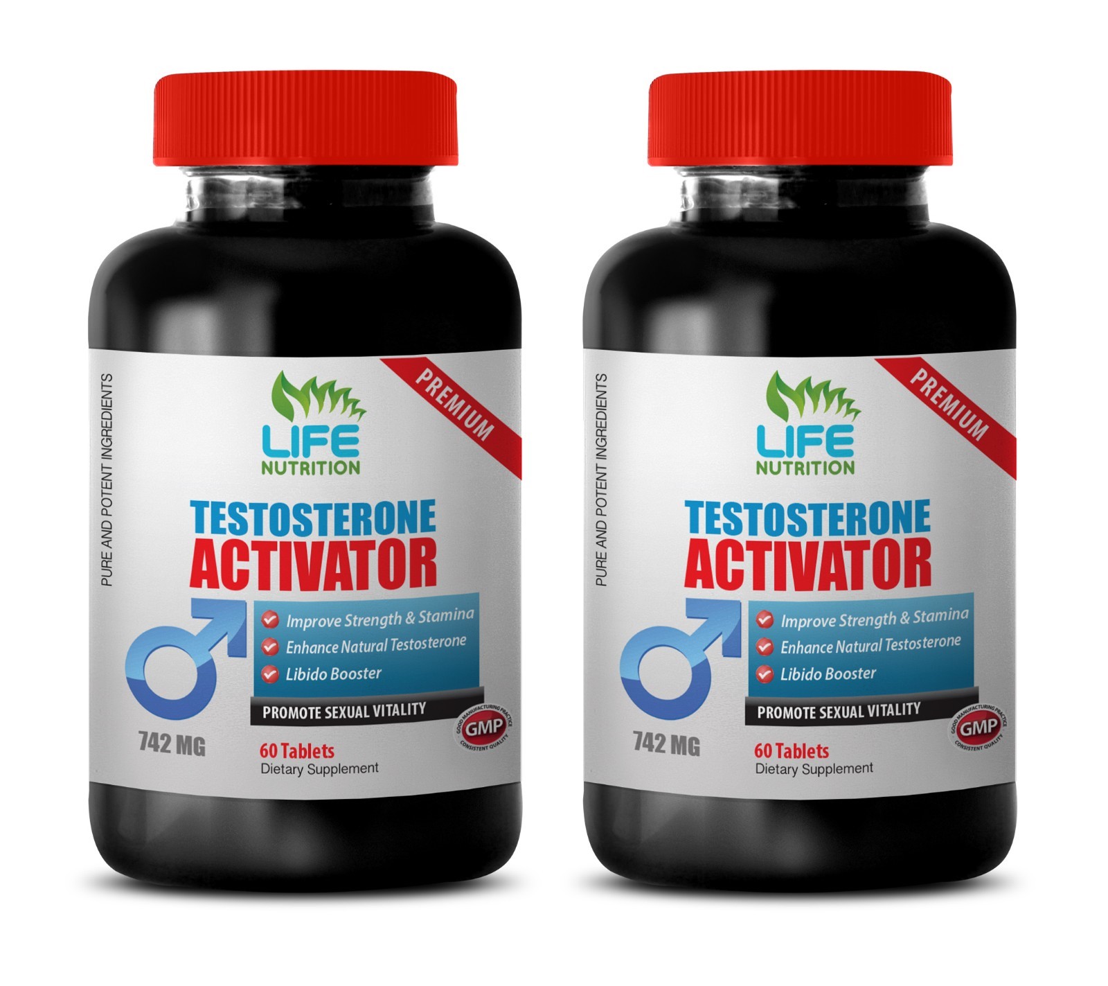Male Libido -Testosterone 742mg Activator – Support The Prostate Gland Pills 2B