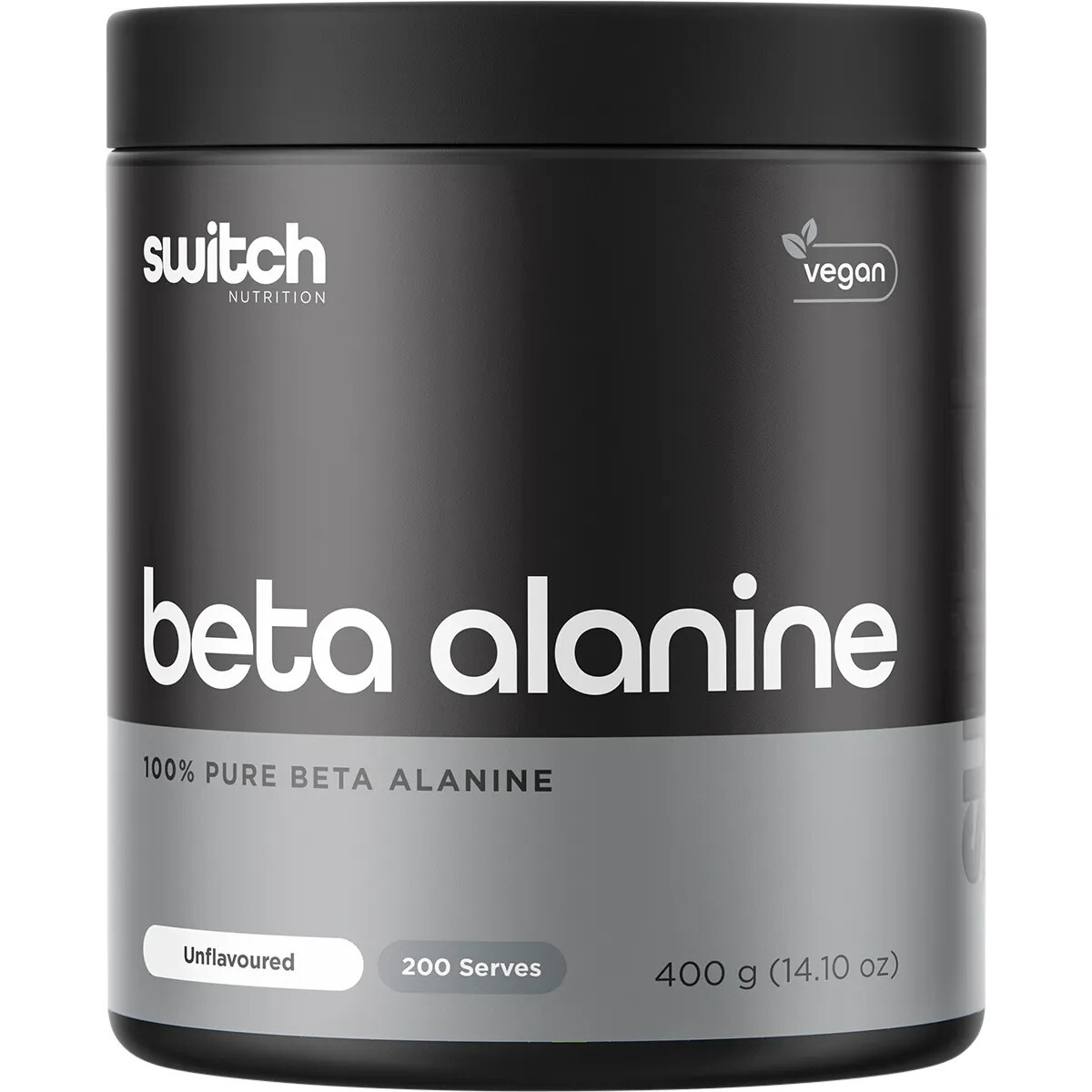 New Switch Nutrition Beta Alanine Unflavoured 400g Powder 100% Pure