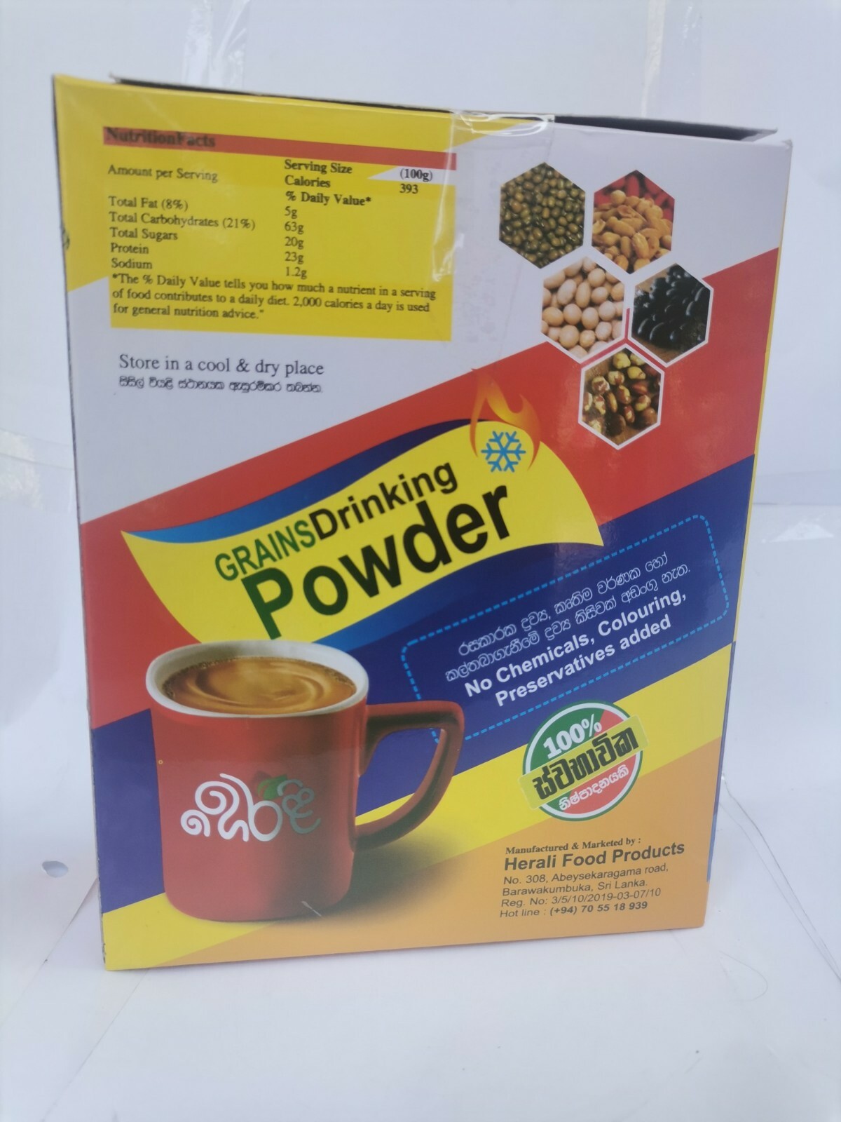 HERALI The 15 Day Drink – Powder Cereal Supplement Saponin contains 100% Natural