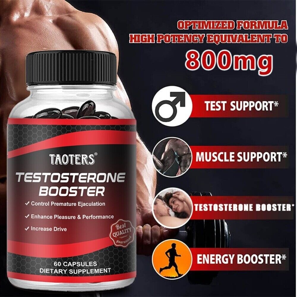 Male Enhancer with Ashwagandha – Energy Boost, Testosteron Support 60 Caps