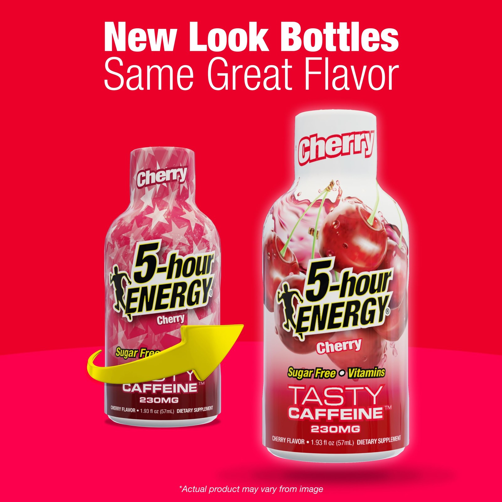 5-hour ENERGY CHERRY Flavor, 20 Count, 1.93 Fl Oz 20 Bottles – Single Flavor