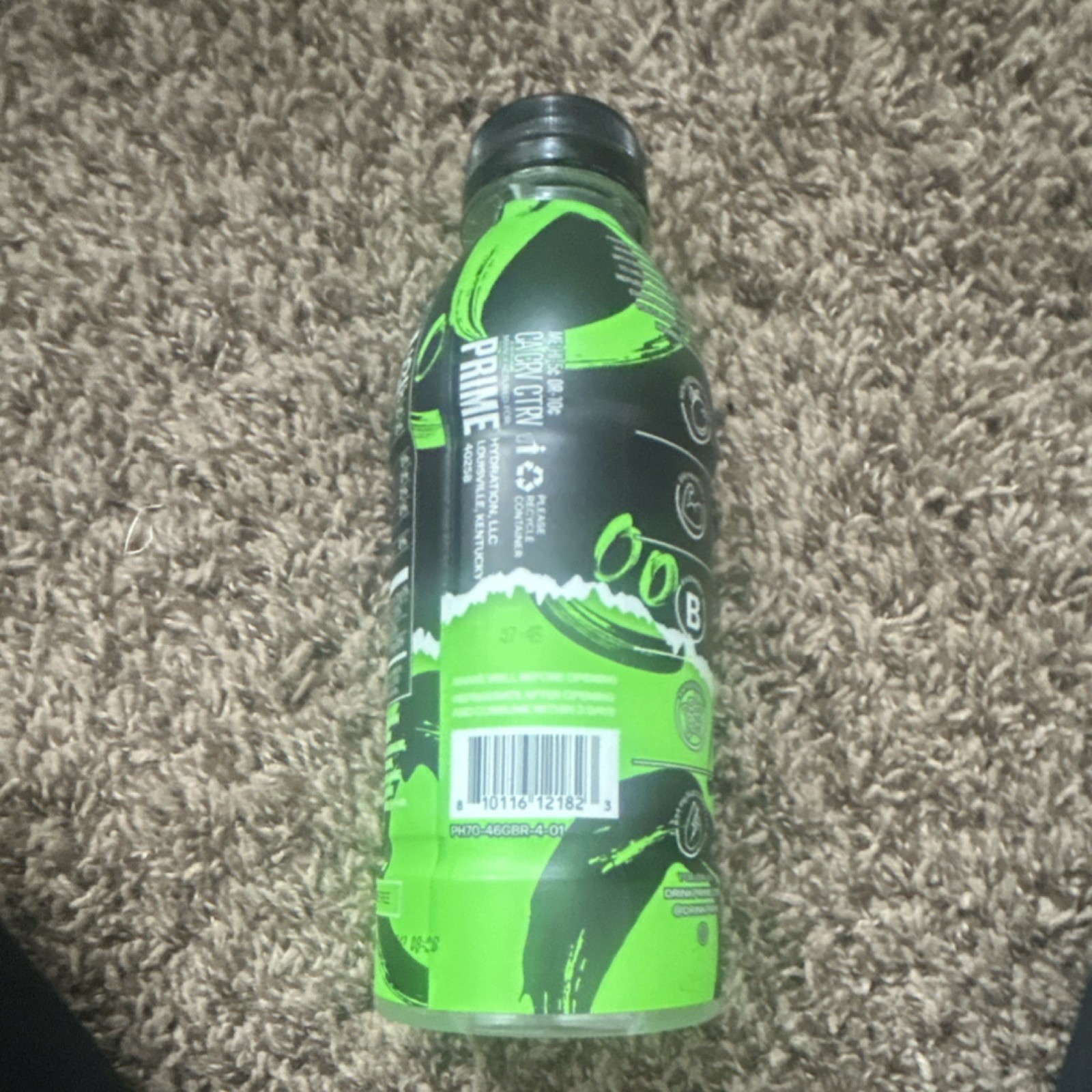 Prime Glowberry Hydration Drink Electrolytes Gluten-Free 16.9 fl oz