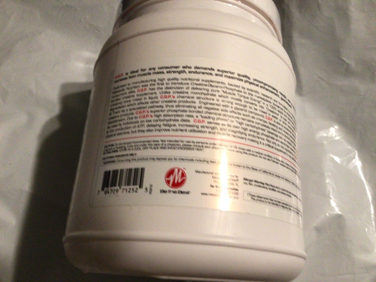 Metabolic Nutrition C.G.P. (Creatine Glycerol Phosphate) Fruit Punch Flavor NEW
