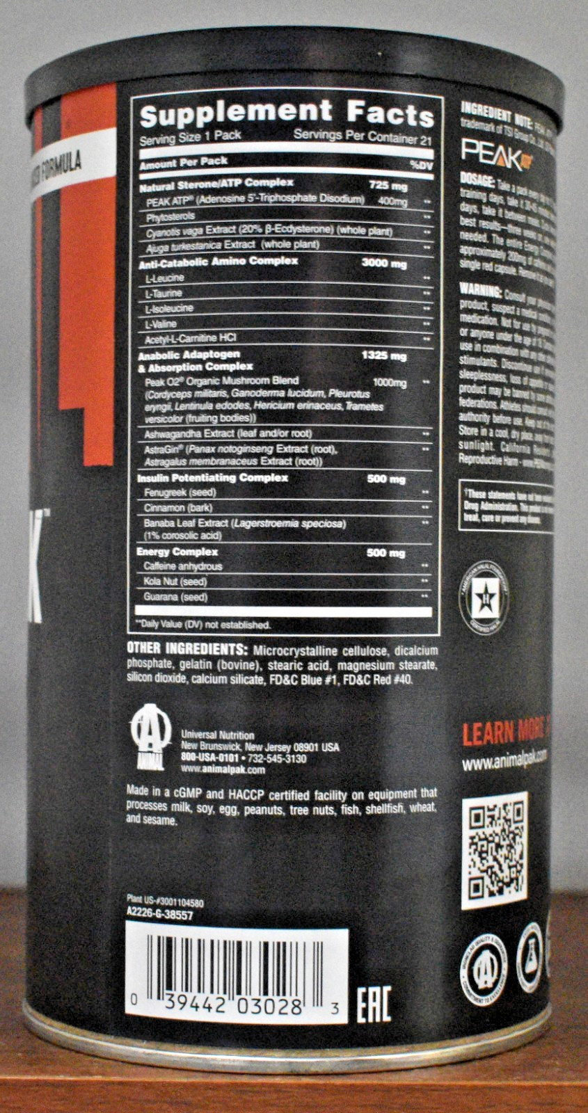 Universal Nutrition Animal M-Stak 21 PACKS Hard Gainer’s GET BIG QUICK
