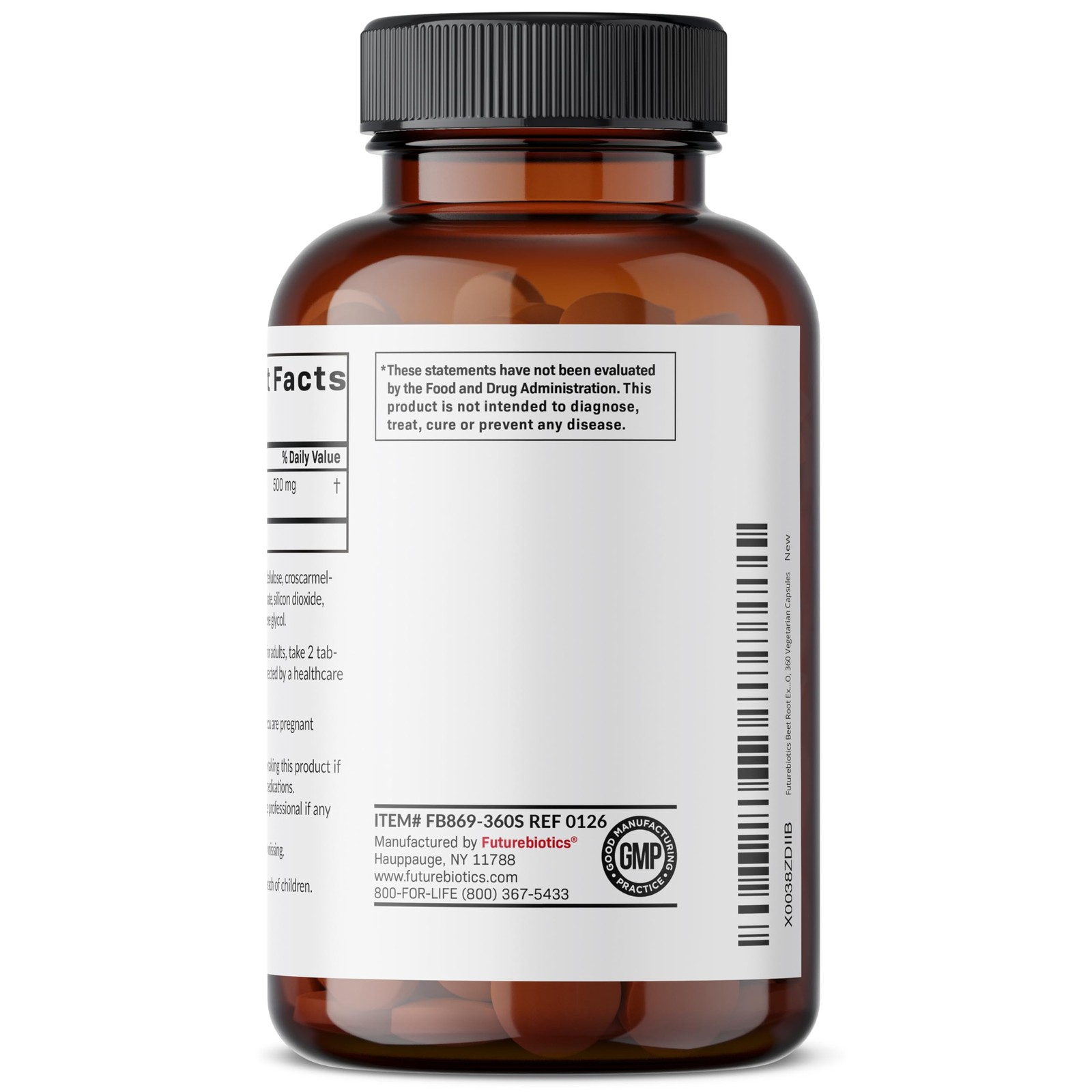 Futurebiotics Beet Root Extra Strength, Non-GMO, 360 360 Count (Pack of 1)