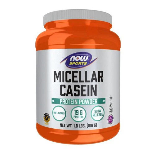 Instantized Micellar Casein Unflavored 1.8 lbs By Now Foods