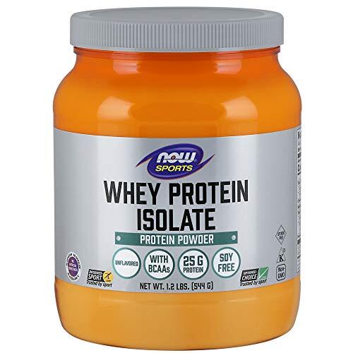 NOW FOODS Whey Protein Isolate Unflavored Powder 1.2 lb.