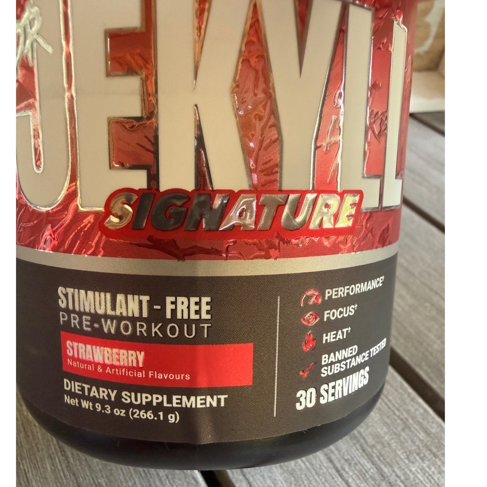 ProSupps Dr. Jekyll Signature Pre-Workout Powder Strawberry New 9.3 oz