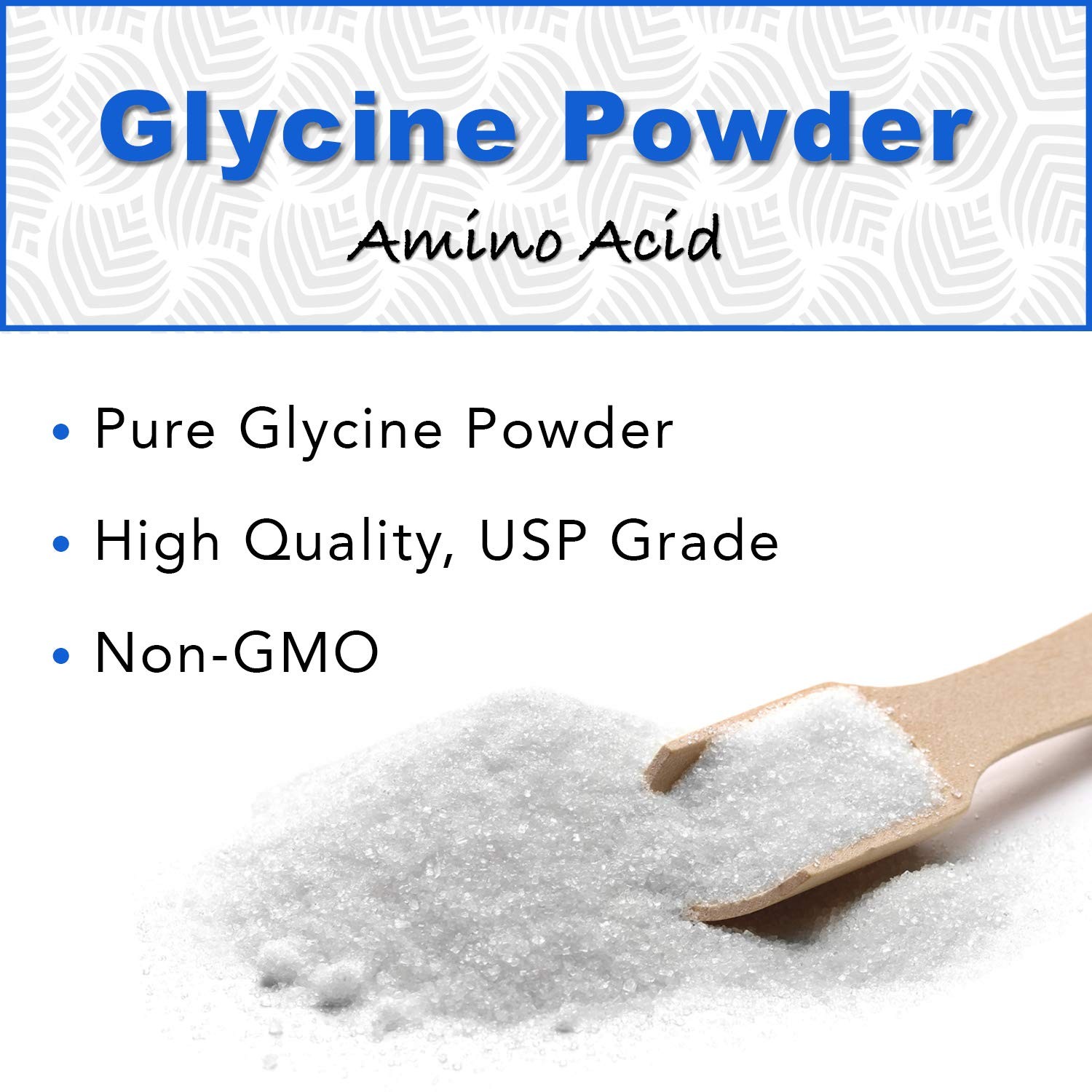 Glycine Powder (2 lbs) – Promotes Restful Sleep, 32 Ounce (Pack of 1), White