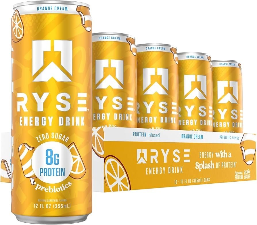 RYSE Energy + Protein RTD Shake Muscle Recovery – SunnyD Orange Creamsicle