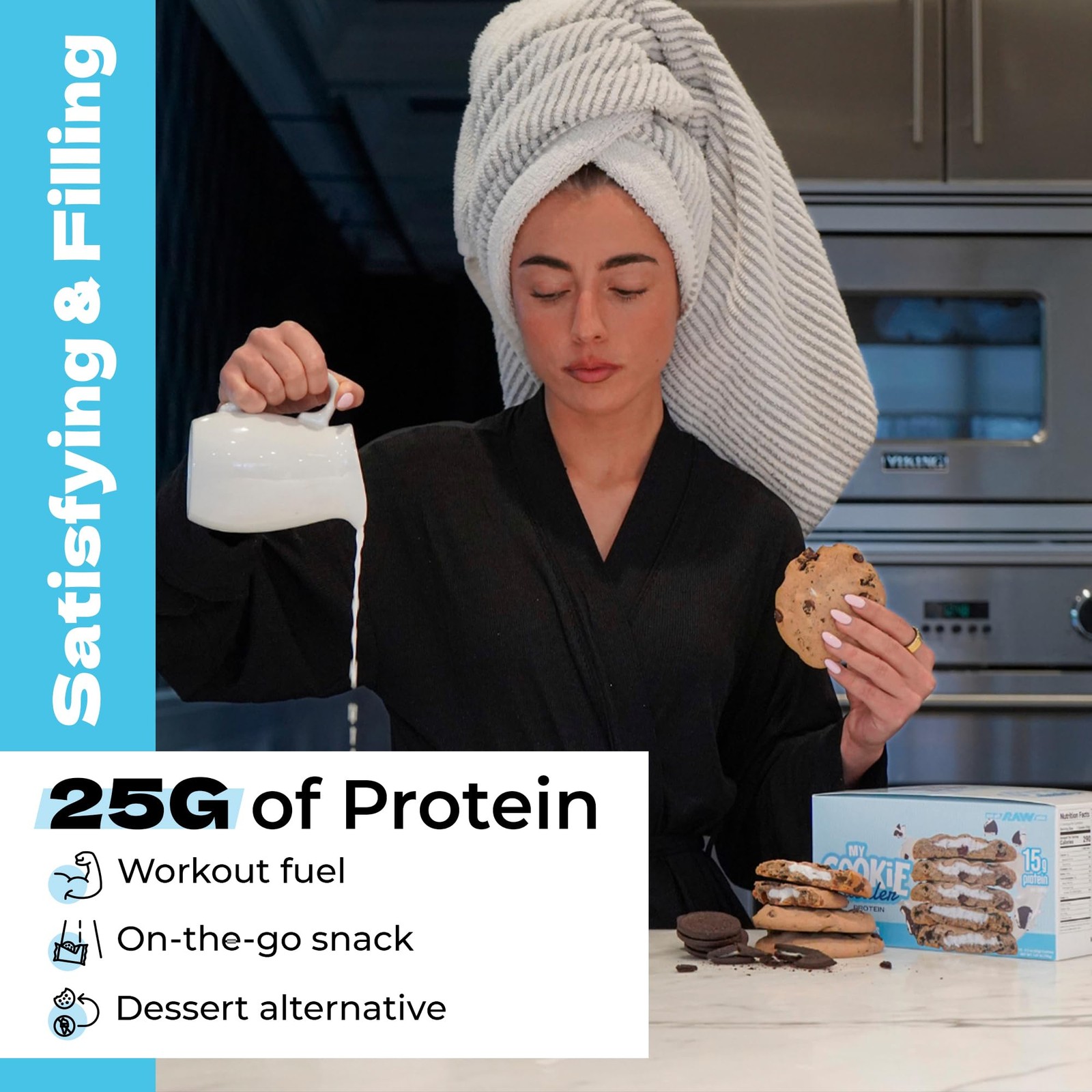 My Cookie Dealer Protein Cookies Milk Cookies 12-Pack 3.8Oz Each – 25G Of