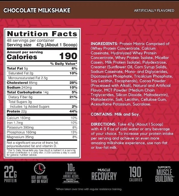 BSN SYNTHA-6® ULTRA PREMIUM PROTEIN MATRIX Chocolate milkshake 48 Servings