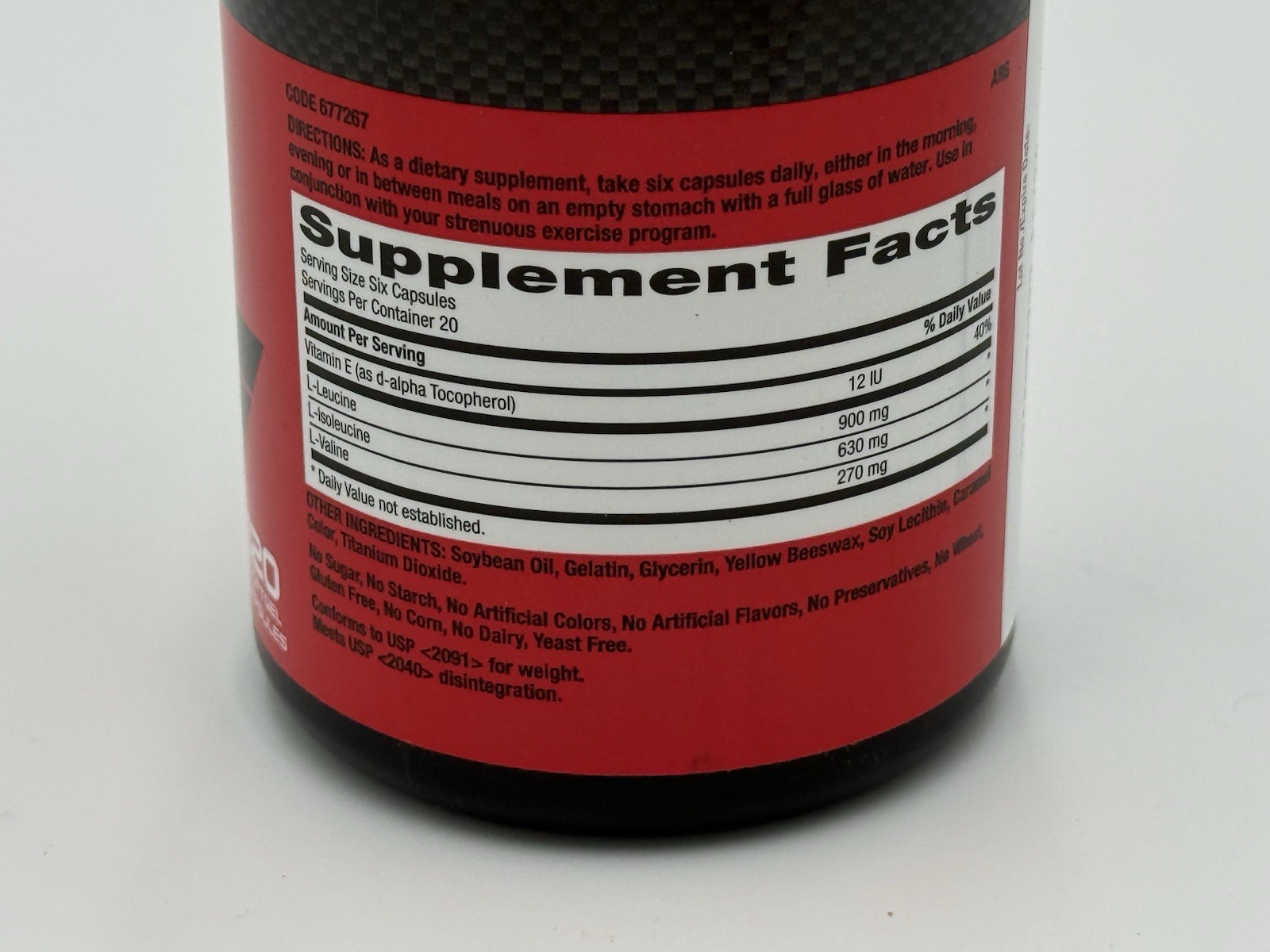 GNC Pro Performance BCAA 1800 ~ Recover Faster ~ Build More Muscle Exp. 11/2026.