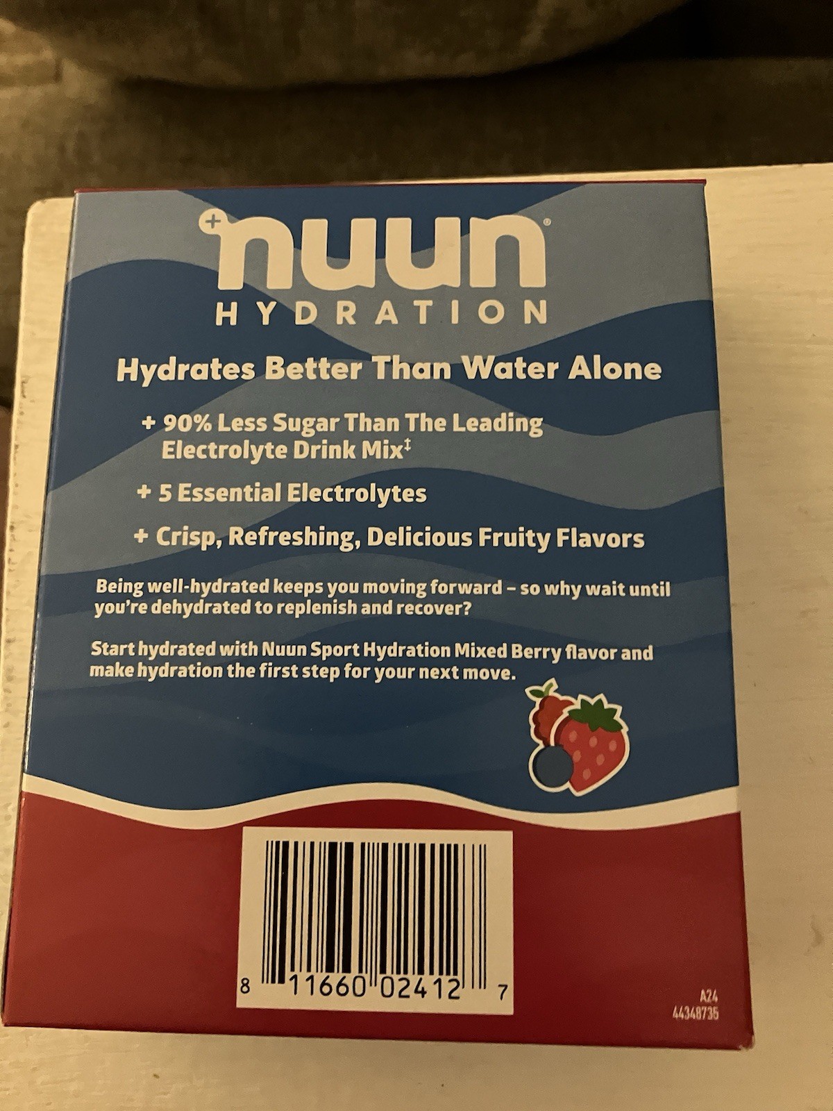 NUNN Sport Hydration Mixed Berry 16 Stick Packs AUGUST 2026