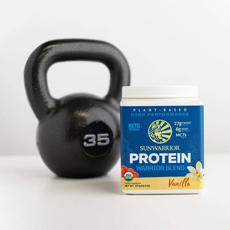 Organic Plant Vegan Plant Based Protein Powder – Vanilla – 13.2oz