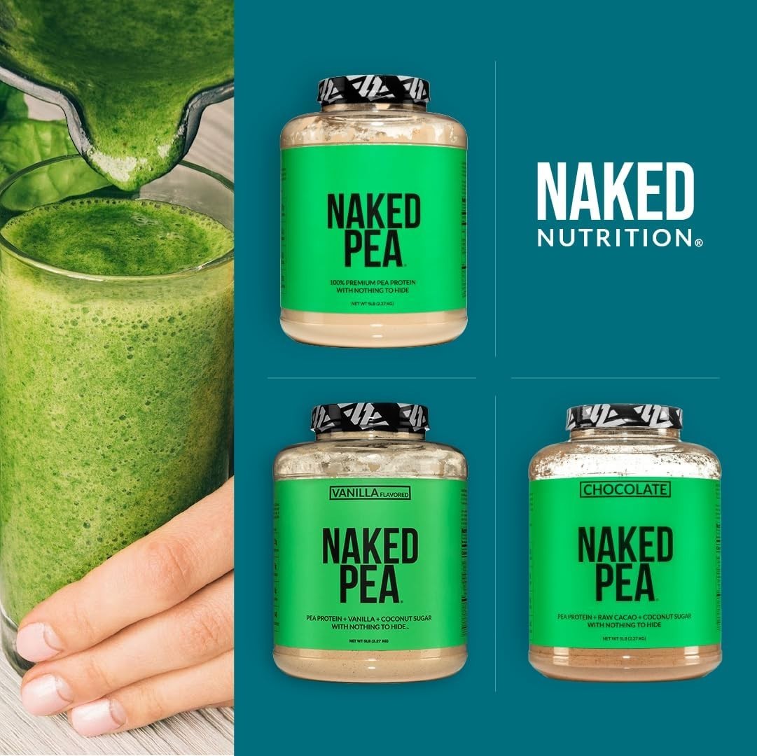 2LB Gluten-Free and Dairy-Free Pea Protein Powder – Muscle Growth Support
