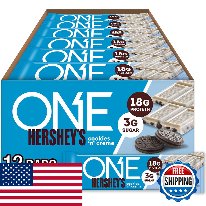 One Protein Bars Hersheys Cookies N Creme Gluten 18G Protein And 3G Sugar