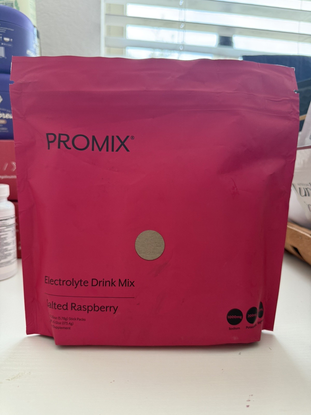 PROMIX Electrolyte Drink Mix Salted Raspberry Hydration Supplement