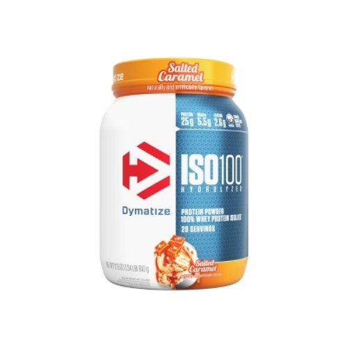 Dymatize 100% Whey Isolate Protein Powder – Salted Caramel – 21.5oz/20 Servings