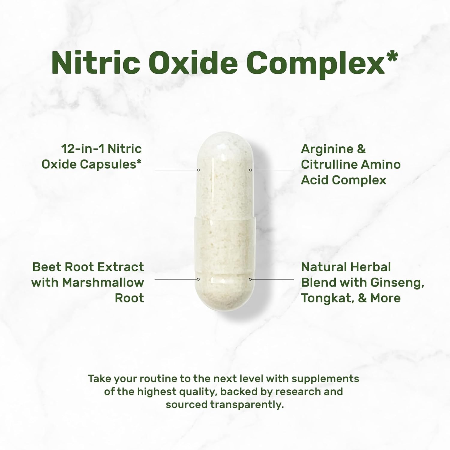 “Oxido Nitrico y L-arginina Extra Fuerte Para Aumentar La Energia Muscular 300Ct